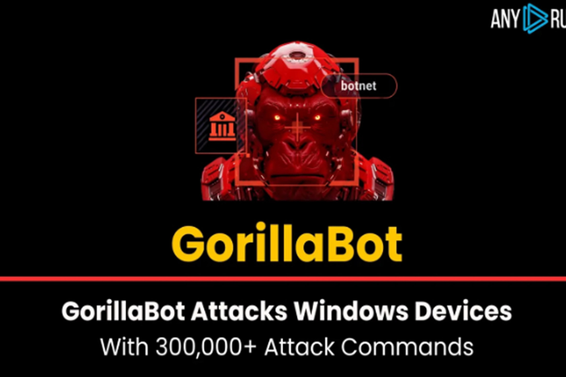 GorillaBot Strikes Windows Devices with 300,000+ Attacks Spanning 100+ Countries