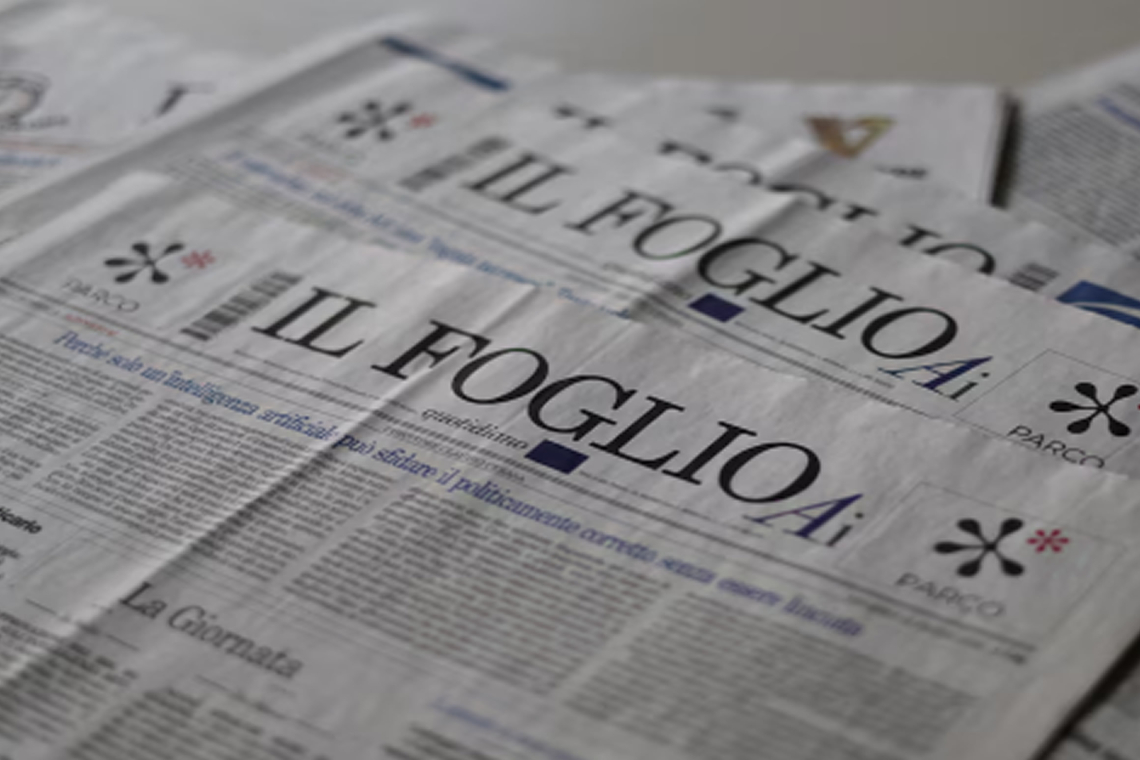 Italian newspaper gives free rein to AI, admires its irony