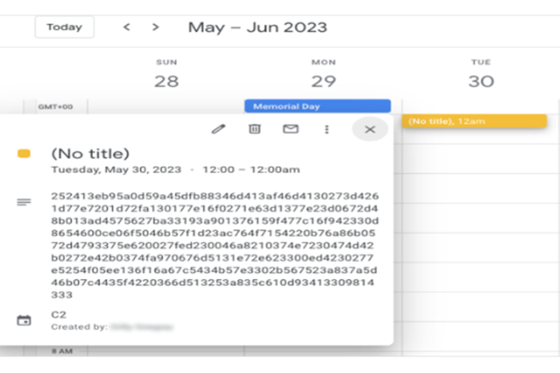 China-Linked APT41 Used Google Calendar to Control TOUGHPROGRESS Malware