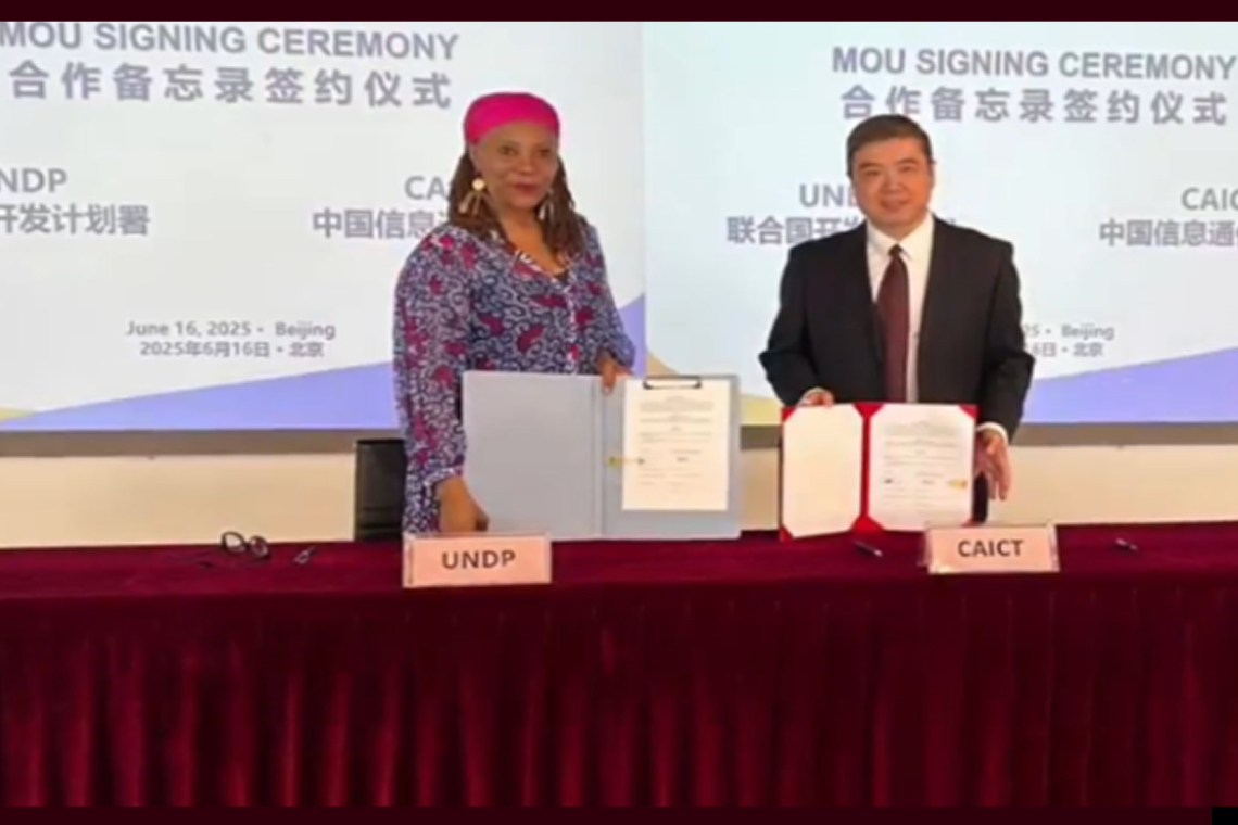 UNDP and China Launch Africa Digital Innovation Hub to Promote Inclusive Growth