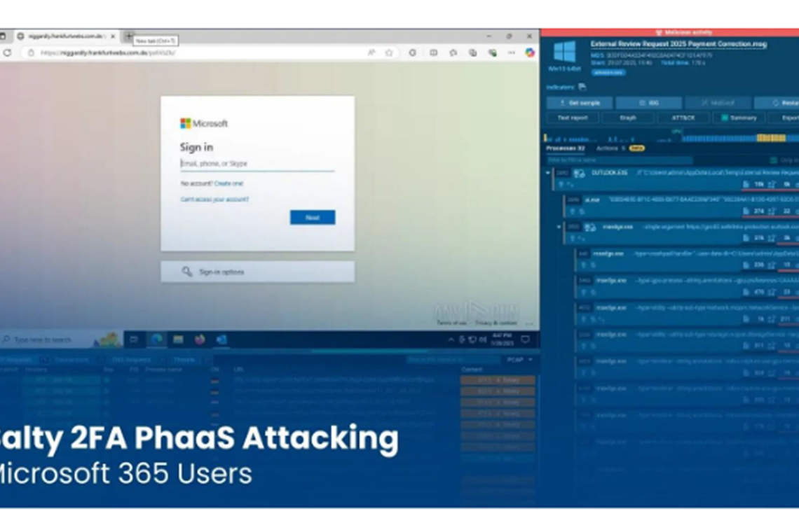 Salty 2FA Phishing Tool Targets Microsoft 365 Users to Steal Credentials