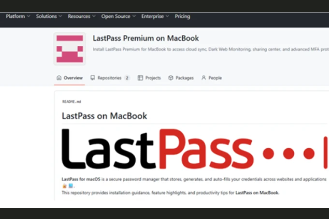 LastPass Warning: Fake GitHub Repositories Spread macOS Malware