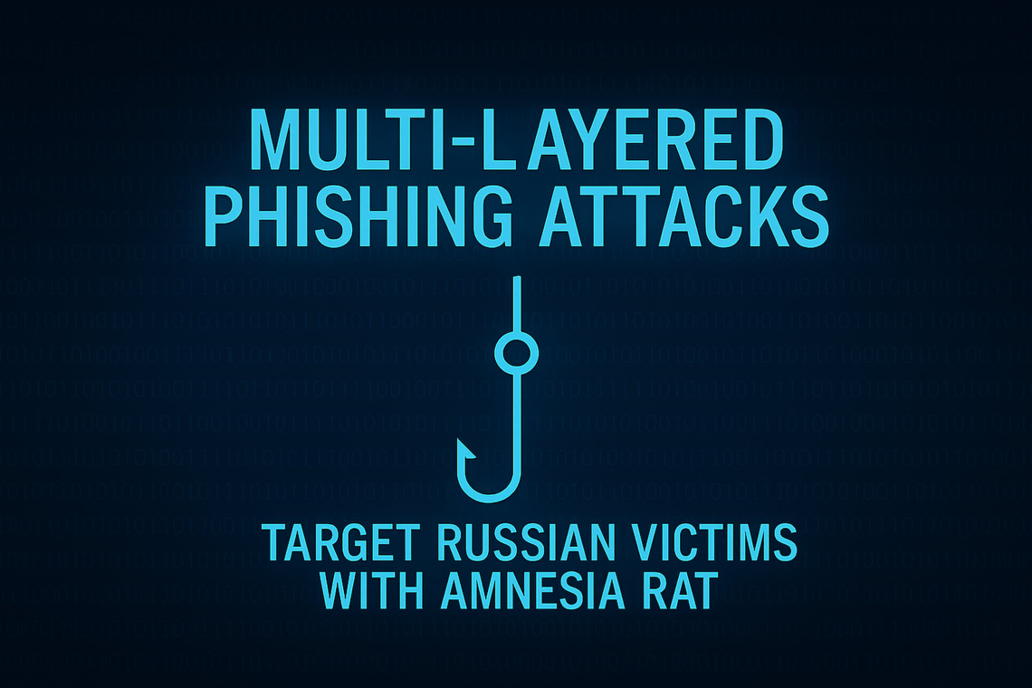 Multi‑Layered Phishing Attacks Target Russian Victims With Amnesia RAT